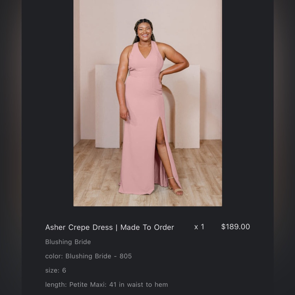 ONLY WORN ONCE Revelry Asher Crepe Dress